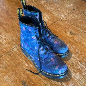 Dr Martans Flower Print Boots